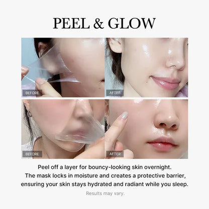 Korean Collagen Night Wrapping Peel-Off Mask | 60% OFF Today Only!